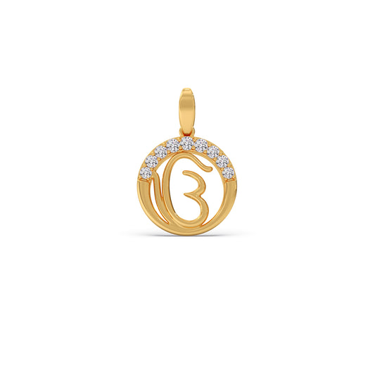 Spiritual Symbol Diamond Pendant