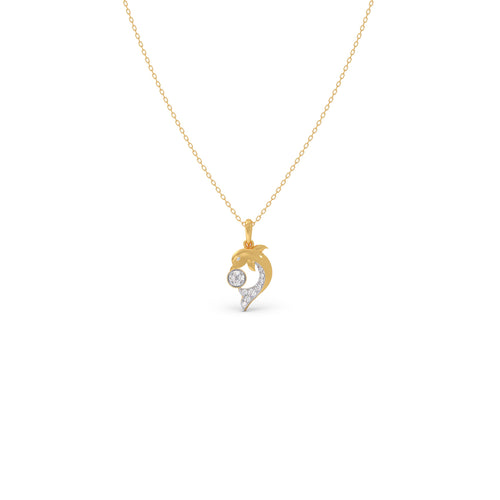The Delphina Diamond Kids Pendant With Chain