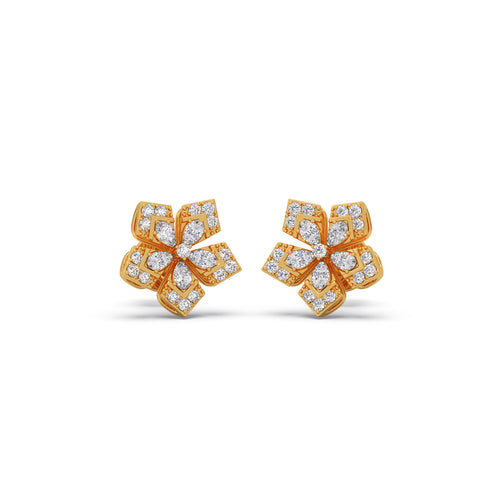 Petalic Flora Diamond Earrings