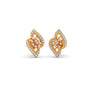 Floral Mirage Diamond Stud Earrings