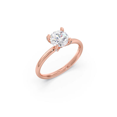 1.31 cts Round Brilliant Solitaire Ring