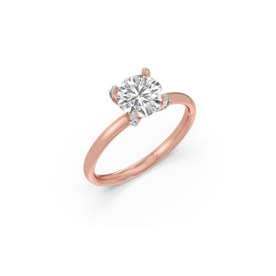 1.31 cts Round Brilliant Solitaire Ring