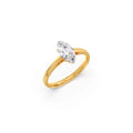 Solitaire Marquise Shape Diamond Engagement Ring - 1.00 Cts
