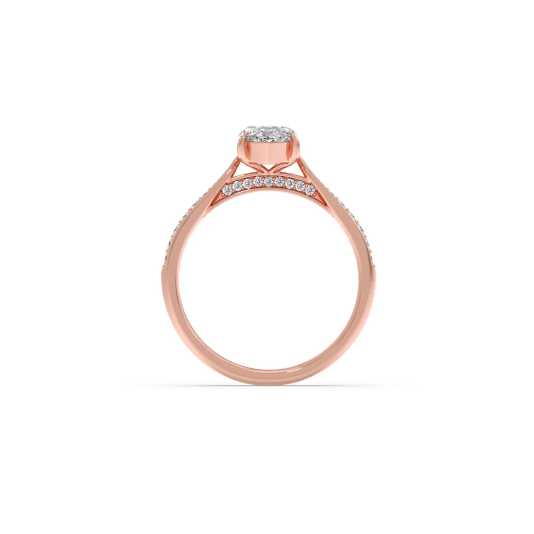 1.45 Cts Marquise Cut Diamond Engagement Ring