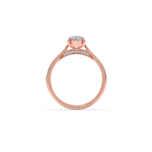 1.45 Cts Marquise Cut Diamond Engagement Ring