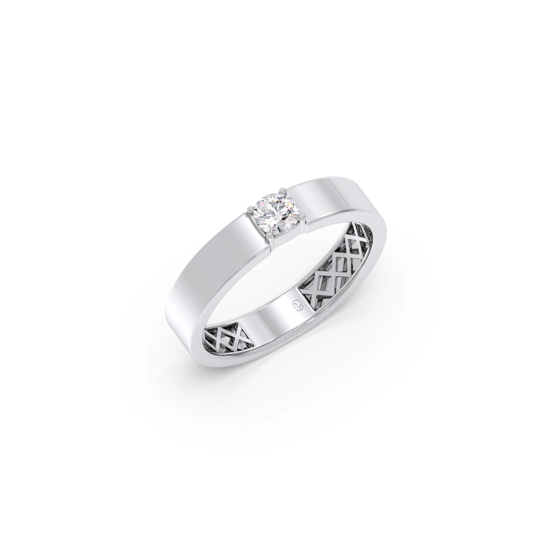 Classic Prong-Set Men's Band