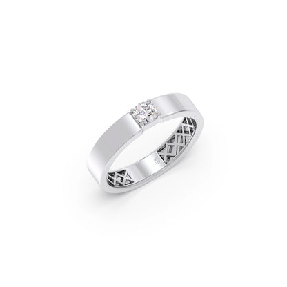 Classic Prong-Set Men's Band