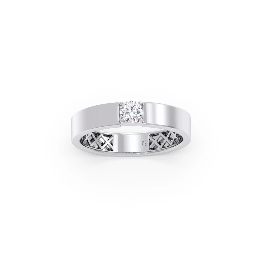 Classic Prong-Set Men's Band