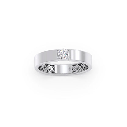 Classic Prong-Set Men's Band
