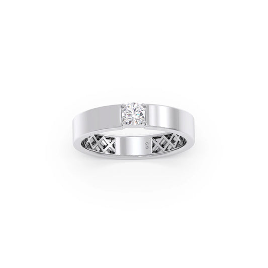 Classic Prong-Set Men's Band