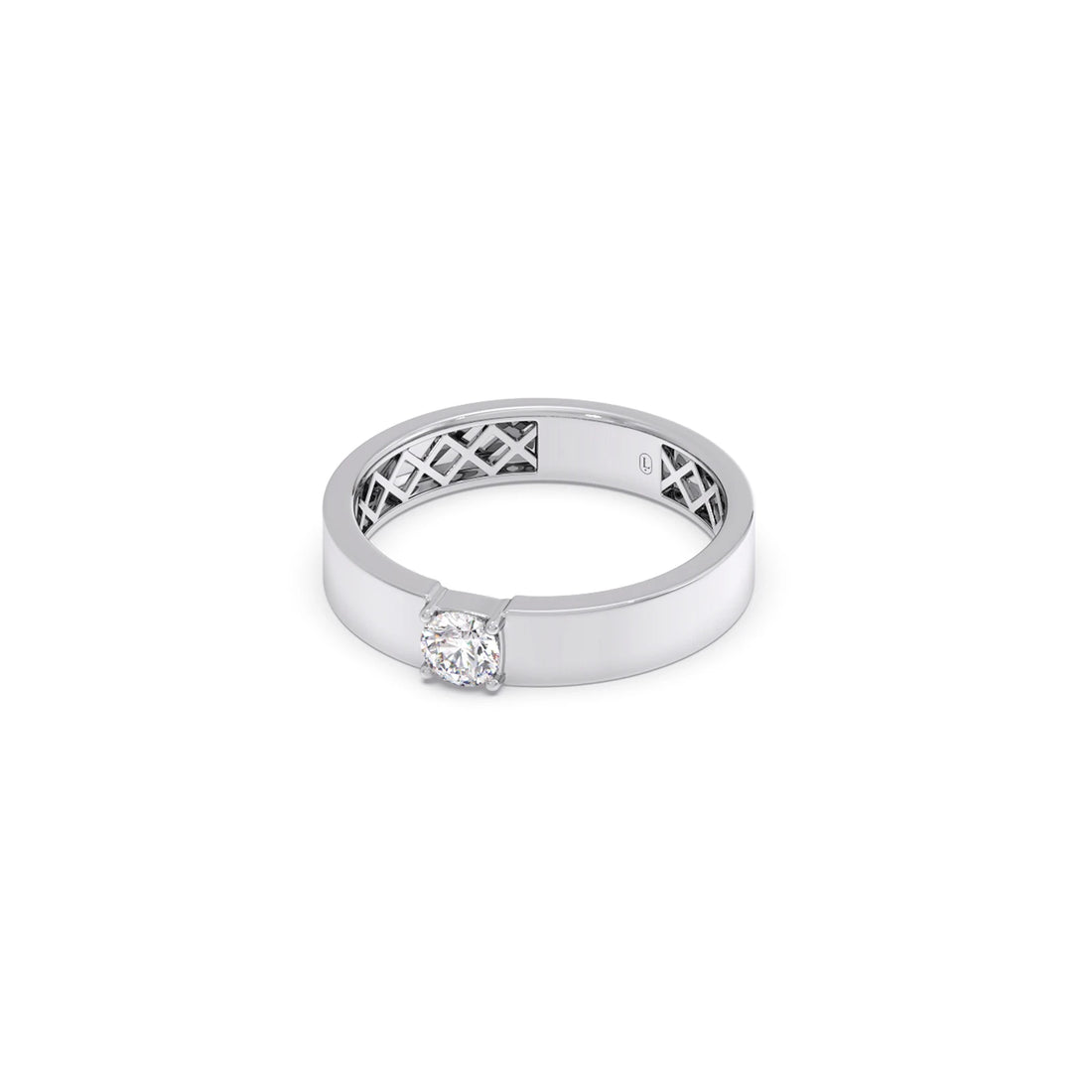 Classic Prong-Set Men's Band