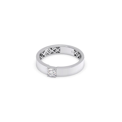Classic Prong-Set Men's Band