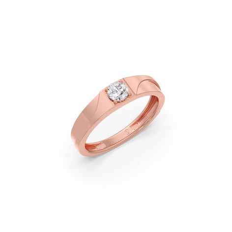 Men’s Classic Single Stone Band