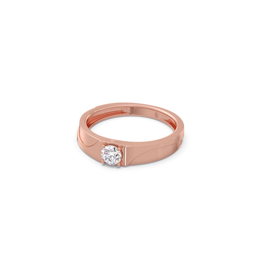 Men’s Classic Single Stone Band
