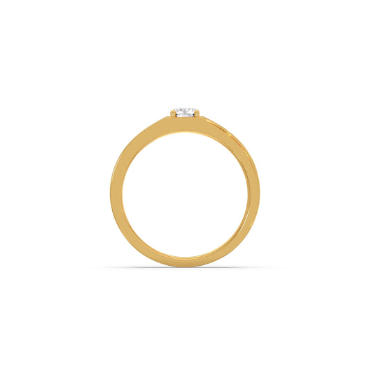 Men’s Classic Single Stone Band