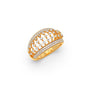 Grand Dome Multi-Row Diamond Ring