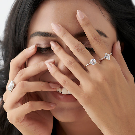 Round Solitaire Engagement Ring – 6.50 MM