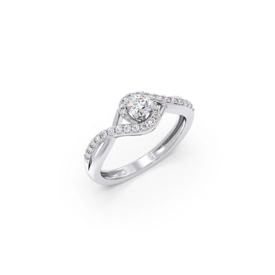Round-Cut Solitaire Engagement Ring