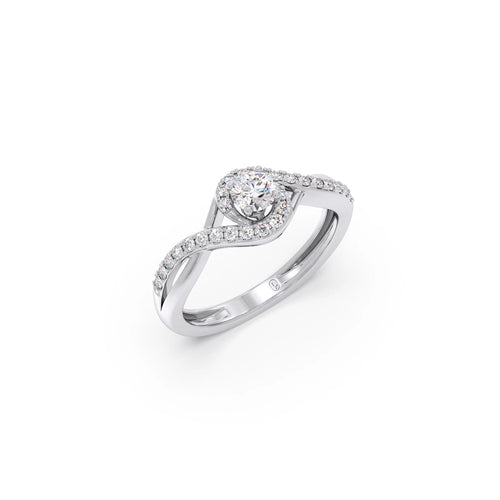 Round-Cut Solitaire Engagement Ring