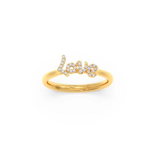 Delicate Love Diamond Ring