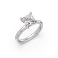 2.11 Ct Princess-Cut Solitaire Engagement Ring