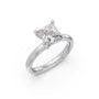 2.11 Ct Princess-Cut Solitaire Engagement Ring