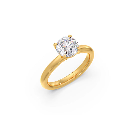 Round Classic Solitaire Engagement Ring