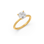 Round Petite Solitaire Engagement Ring