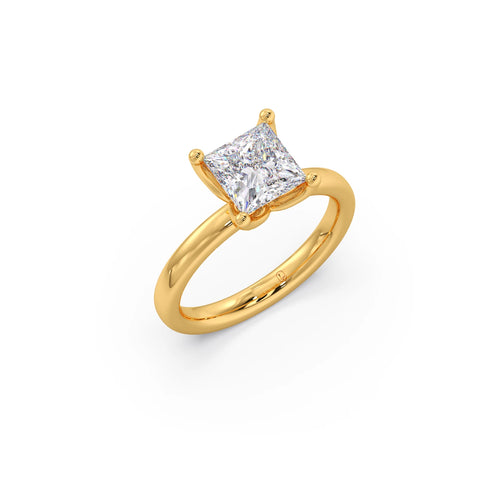 Princess Cut Solitaire Engagement Ring