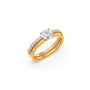 Stackable Round-Cut Solitaire Wedding Ring