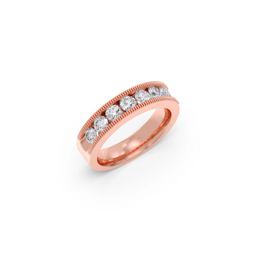 0.91ct Round Diamond Channel Eternity Band