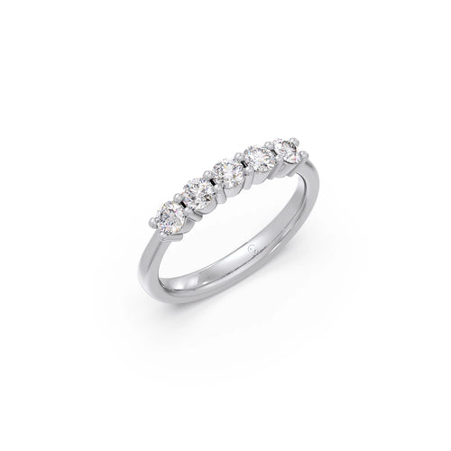 0.50ct Half Eternity Prong Diamond Band