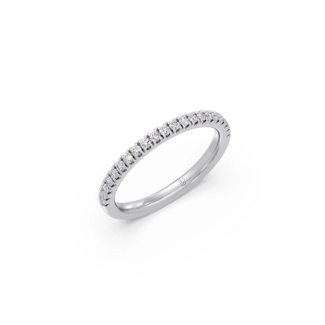 0.25ct Half Eternity Prong Diamond Band