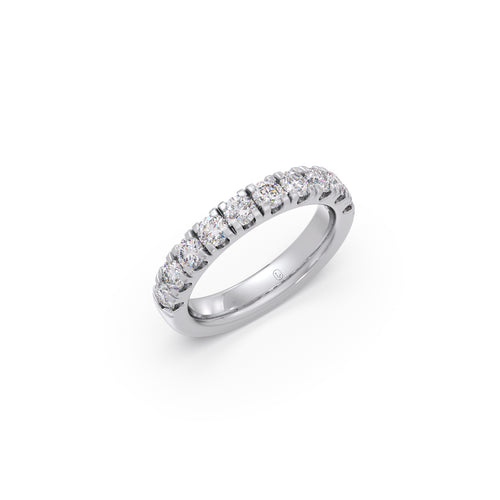 1.00ct Half Eternity Prong Diamond Band