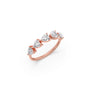 1.17Ct Half Eternity Heart Diamond Band