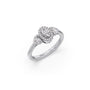 Heart, Oval, and Round Cut Diamond Trilogy Ring