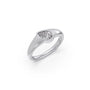 Bezel Set Pear Diamond Ring