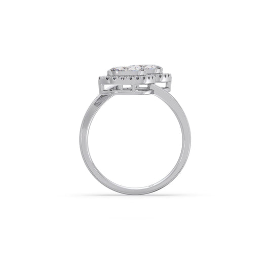 Marquise & Round Toi et Moi Ring