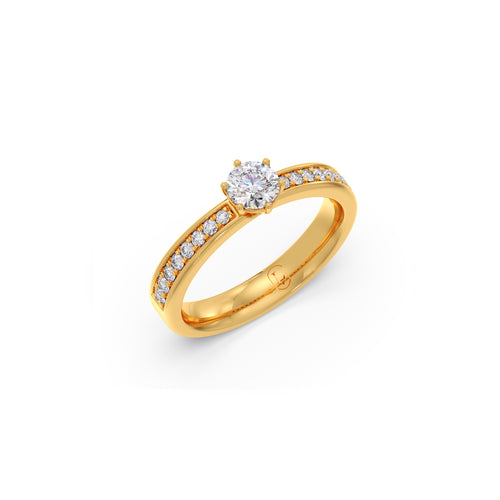 The Round Timeless Spark Diamond Ring