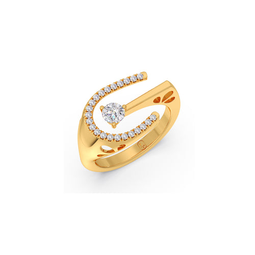 Wrap-Around Diamond Ring