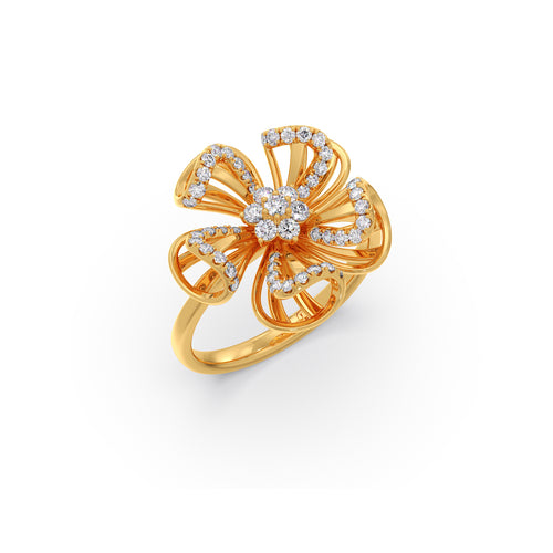 Floriana Round Diamond Ring