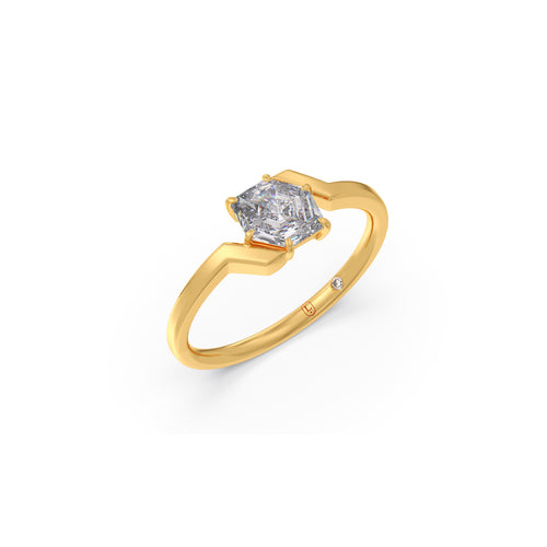 Hexa Signature Diamond Ring