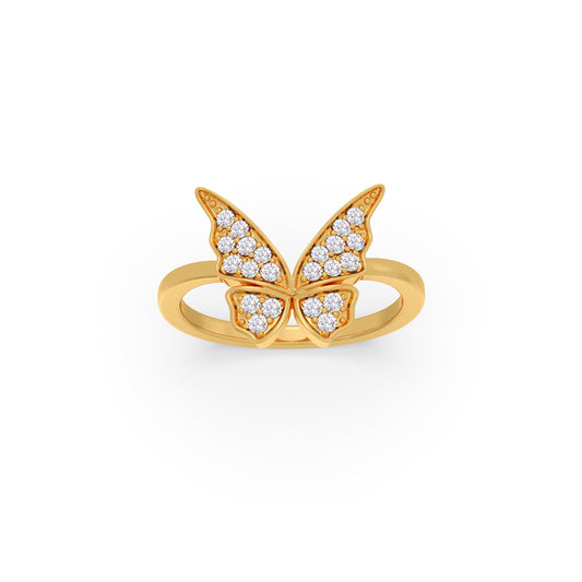 Fluttering Grace Diamond Ring