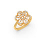Dazzling Bloom Round Diamond Ring