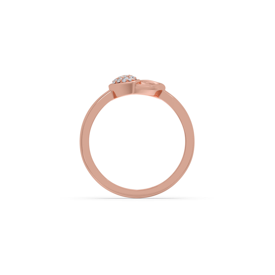 Twilight Heart Diamond Ring