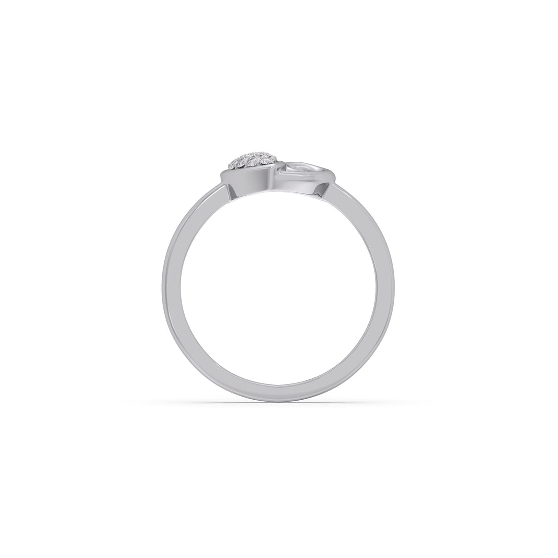 Twilight Heart Diamond Ring