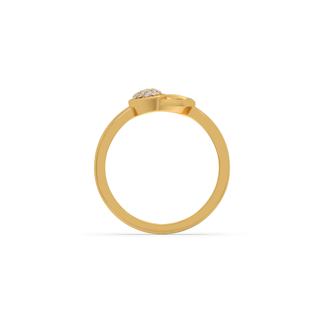 Twilight Heart Diamond Ring