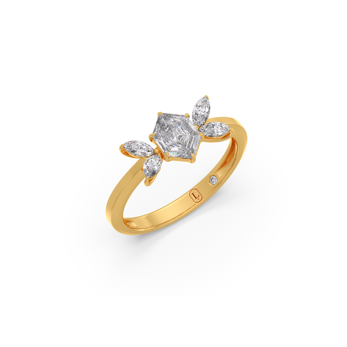 Hexa Marquise Diamond Rings