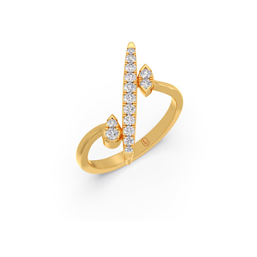 Dual End Diamond Bypass Ring