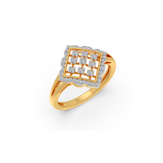 Bellara Round Diamond Rings - Yellow